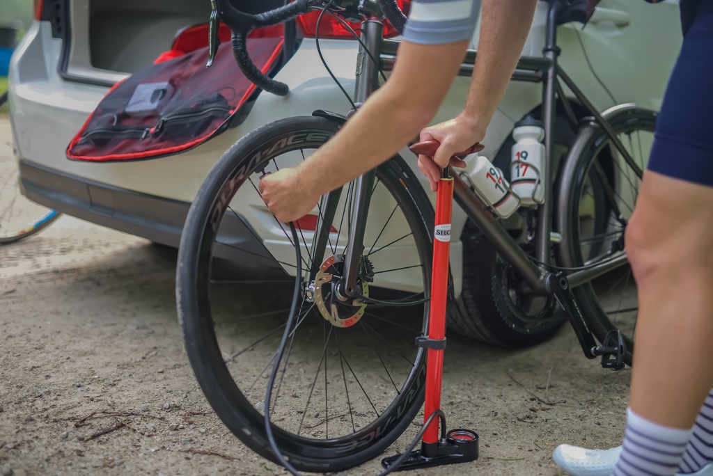 Silca Pista Orange Standpumpe