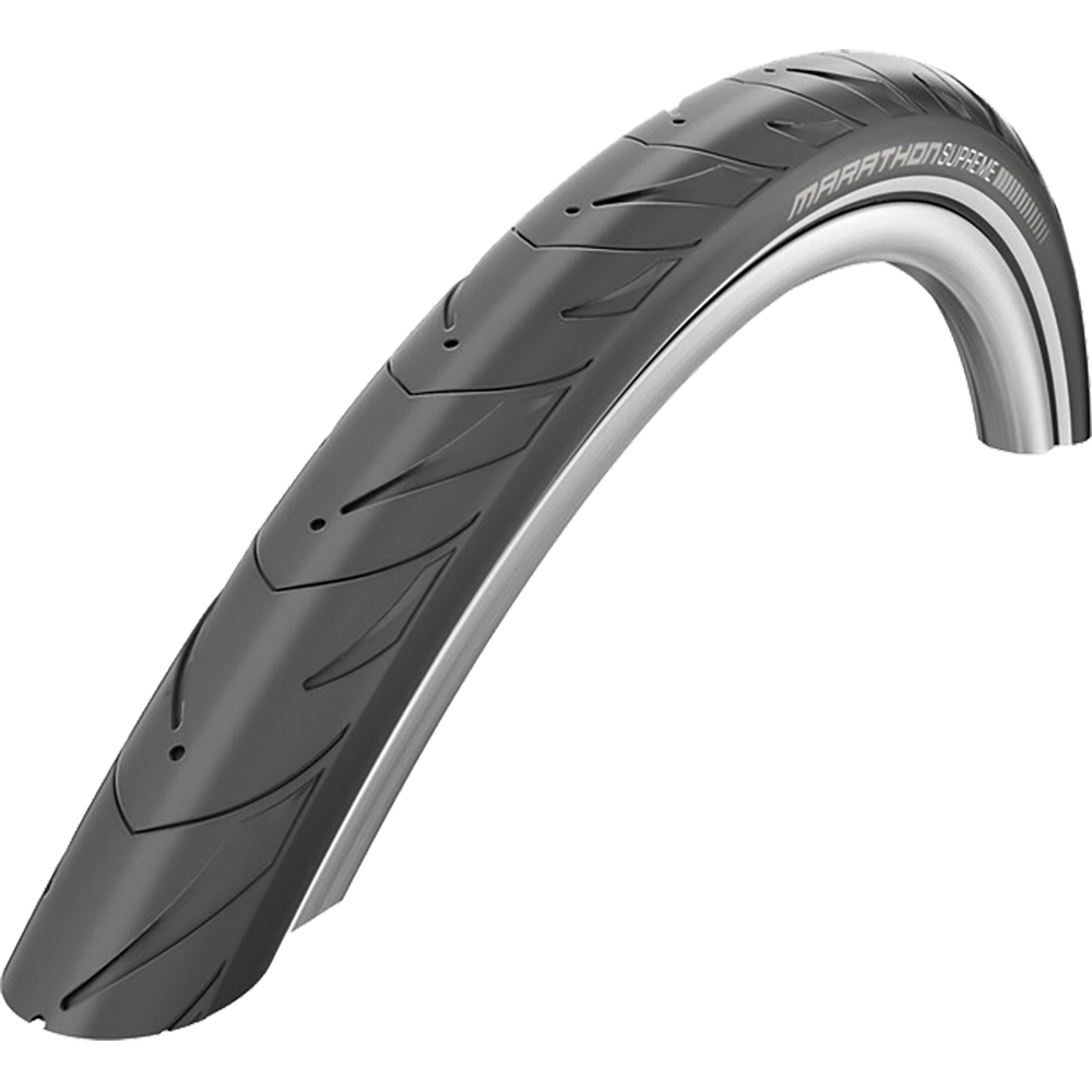 Schwalbe Pneu Marathon Supreme 26x2.00 Falt mit Reflexstreifen black