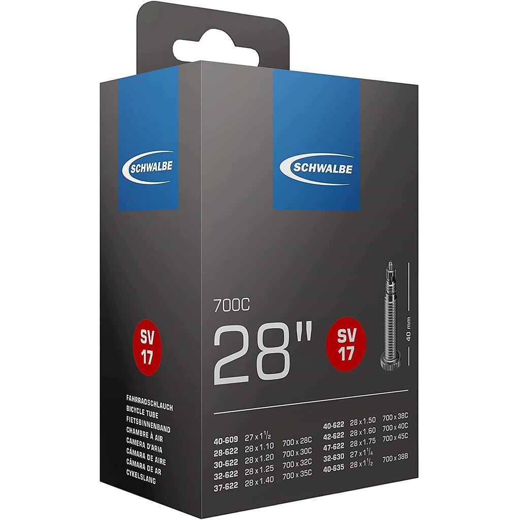 SCHWALBE Schlauch SV17 Prestaventil 28"/40/28/47-622/635