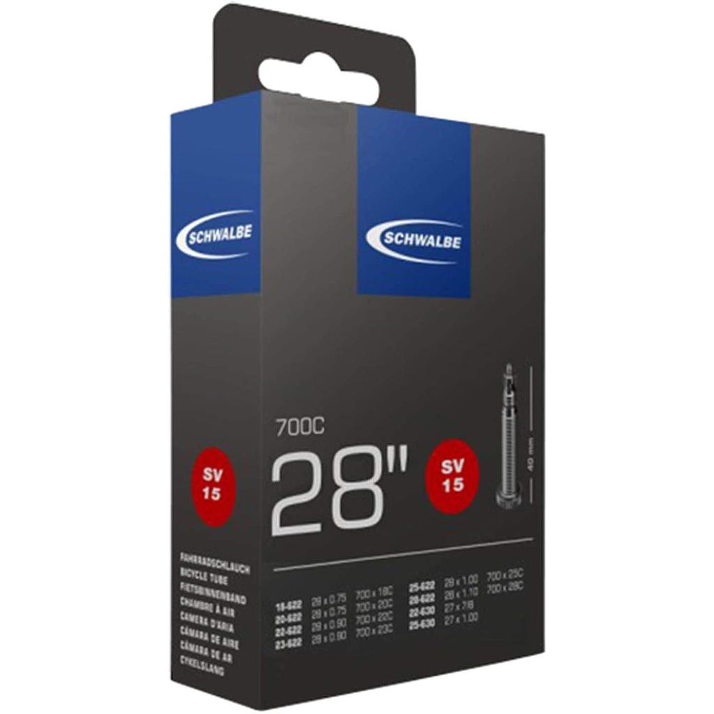 SCHWALBE Schlauch SV15 Prestaventil 28"/40/18/28-622/630