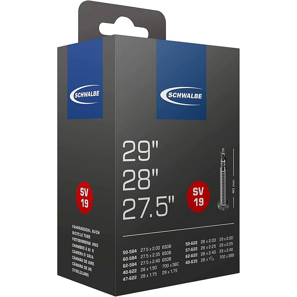 SCHWALBE Schlauch SV19 Prestaventil 27.5-29"/40/62-584/635