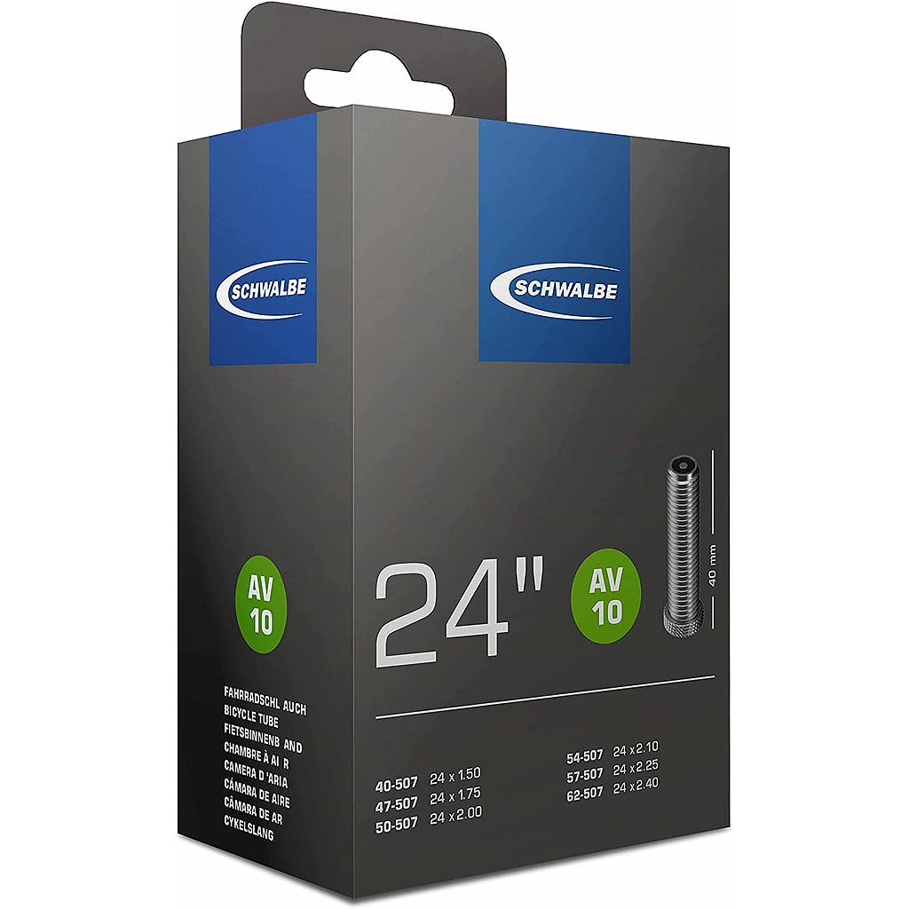 SCHWALBE Schlauch AV10 Autoventil 24"/40/62-507
